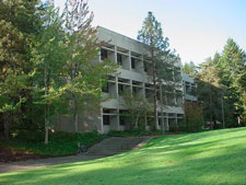 The Lab I building at Evergreen