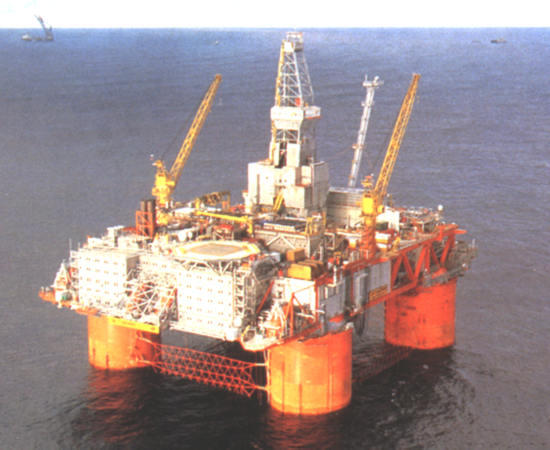 Snorre offshore oil platform