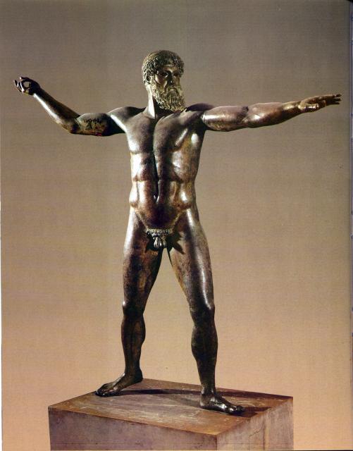 Zeus (or Poseidon), c.460 BC, bronze, just over life-size