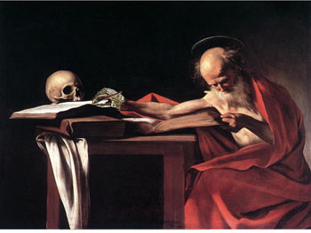 St. Jerome was canonized for his willingness to do his homework.  Photo: Ronald Knox Society
