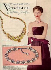 1950's Costume Jewelry Ad