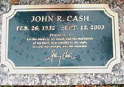 Johnny Cash's grave