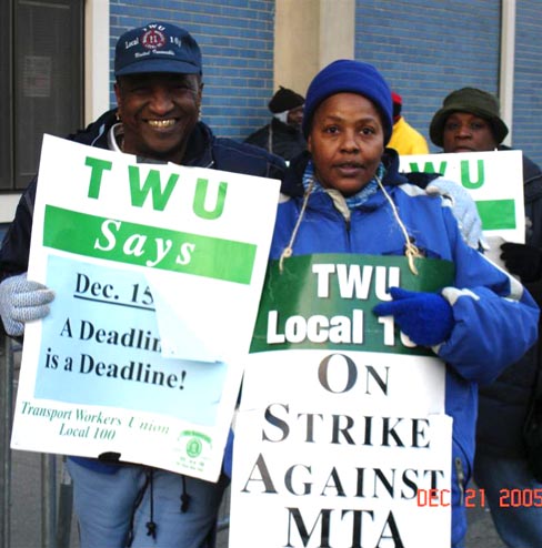 nyc transit strikers