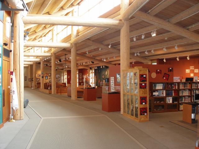 inside museum
