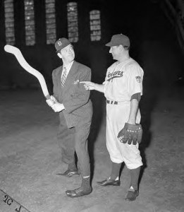 1943 SPRING TRAINING WITH MILTON BERLE  DUROCHER  2