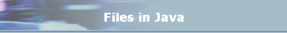 Files in Java