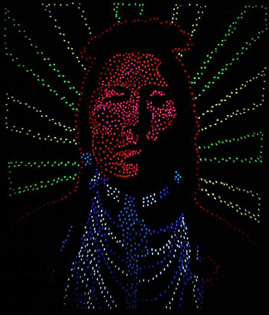 "In Search of Heroes (Lite Brite NDN)"