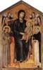 Cimabue (c.1240-1302): Madonna enthroned with Child, St. Francis and St. Dominic, 13th c. AD