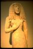 Kore: Lady of Auxerre, c630 BC, limestone