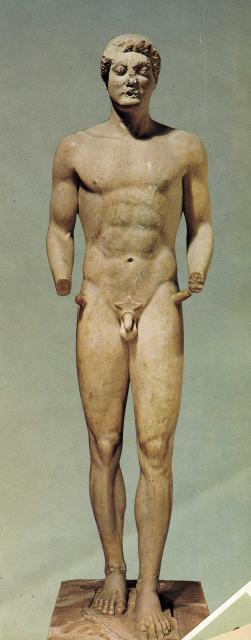 Kouros, named Aristodikos, c.500 BC