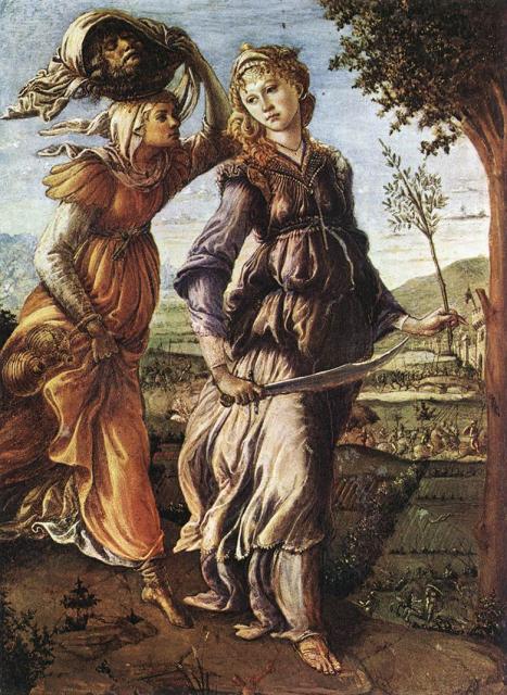 Sandro Botticelli: Return of Judith, c,1472, oil on panel