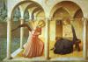 Fra Angelico (1395-1455): Annunciation, 1441-45, fresco in Monastery of San Marco, Florence