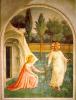 Fra Angelico (1395-1455): Noli me tangere, 1441-45, fresco in Monastery of San Marco, Florence