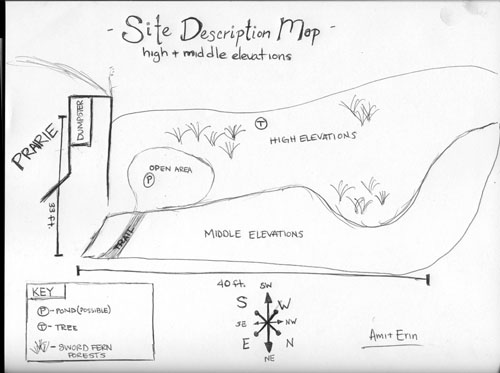 High and Mid Elevation Site Map