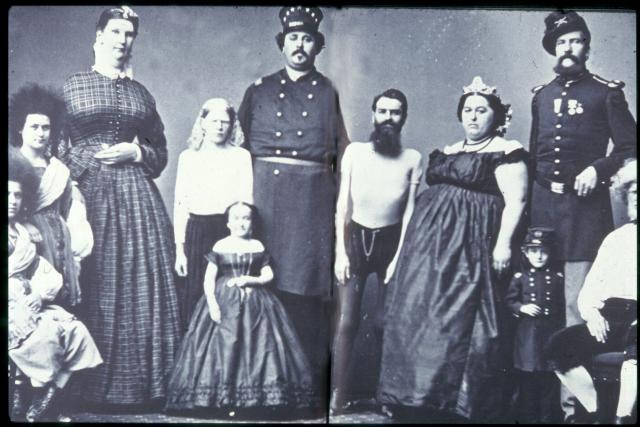 Matthew Brady, P.T. Barnum's Freaks, c.1860
