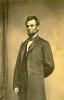 Mathew Brady Studio, Abraham Lincoln, 1864, albumen silver print (carte de visite), National Portrait Gallery