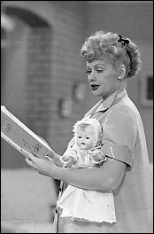 (16)"Mail that reached Desilu was more pro than con.  Only 207 letters arrived disapproving of pregnancy on television... After [the] baby was born, [Lucille Ball] recieved thiry thousand congraulatory) telegrams and letters" (Andrews 105)