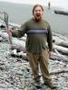Brian with a stick--Olympic Peninsula fieldtrip
