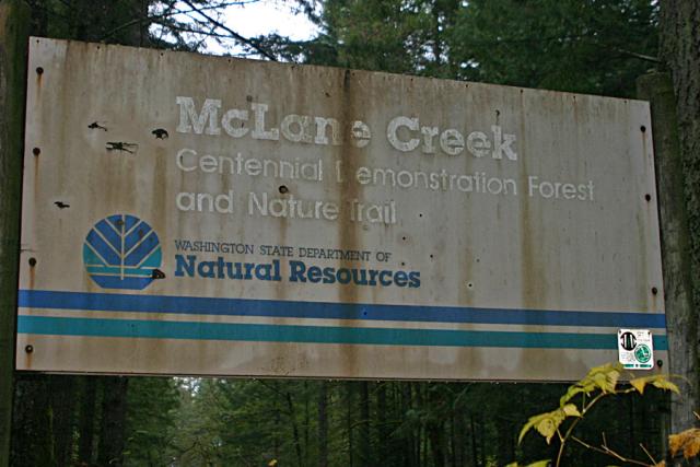 mclane creek sign