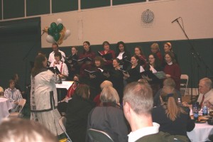 The Evergreen Singers at the holiday luncheon, 2006