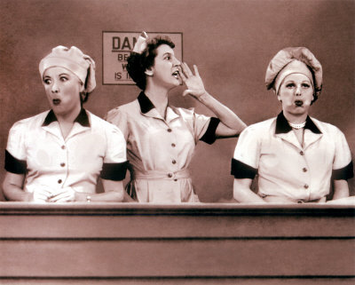Lucy and Ethel as the working class