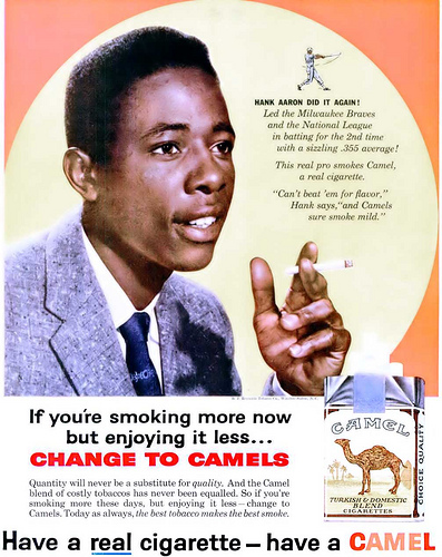 Hank Aaron for Camels