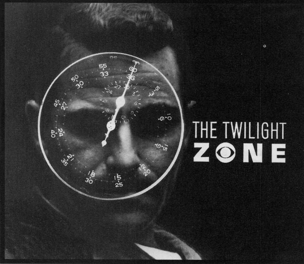 Rod Serling in a Twilight Zone promotion piece