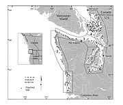 Harbor seal haulout sites